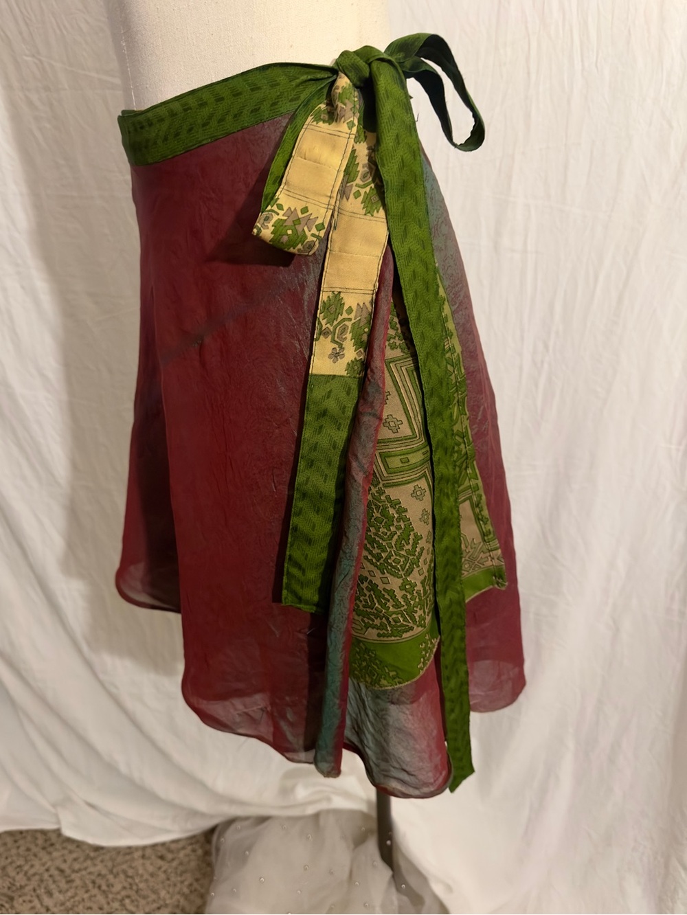 Reversible Magic Wrap Skirt Boho Fairycore Festival Cottagecore One Size